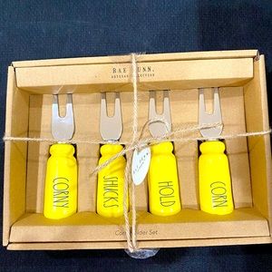 Rae Dunn 🆕 TWO Corn Cob Holders NWT HTF SET